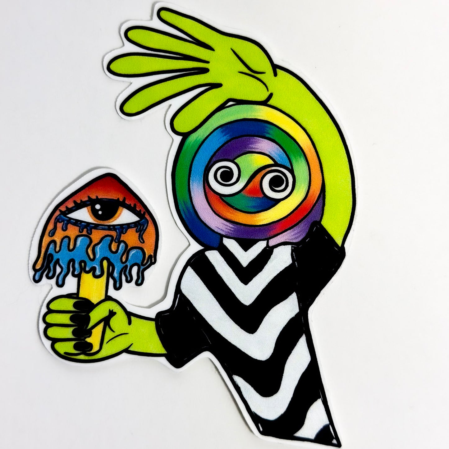 Lollipop Man Sticker – Friendly Vibes Collection