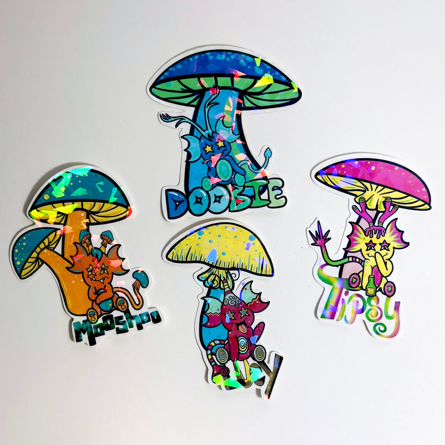 Doobie and The Gang Holographic Sticker – Fun Crew Magic Collection