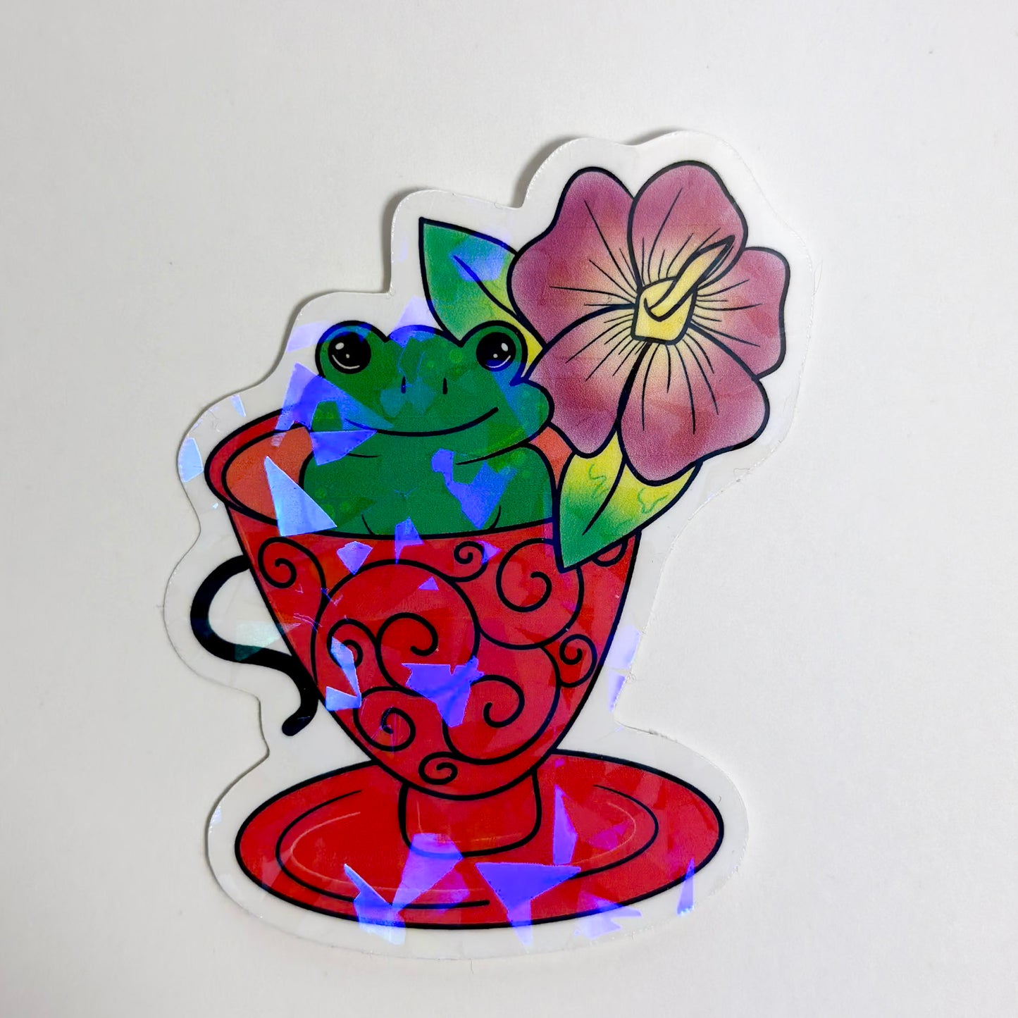 Fog in Tea Cup Sticker – Mystical Brew Collection