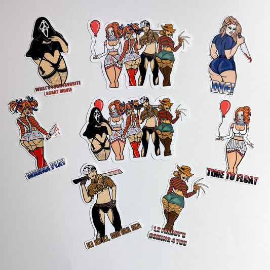 The Caked Up Killers Sticker – Spooky Chic Collection