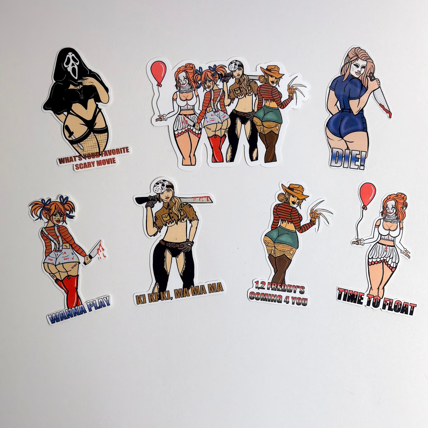 The Caked Up Killers Sticker – Spooky Chic Collection