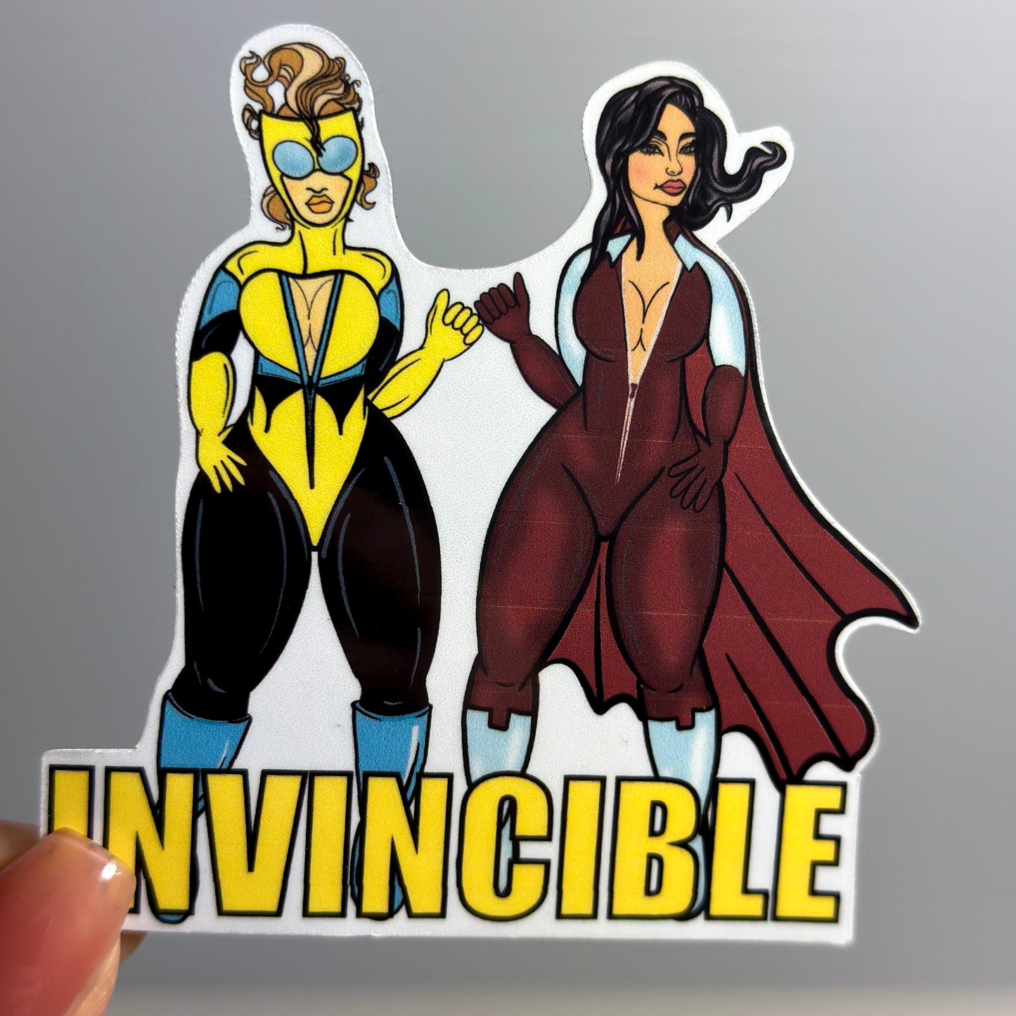 Invincible Recreated Sticker – Heroic Legends Collection