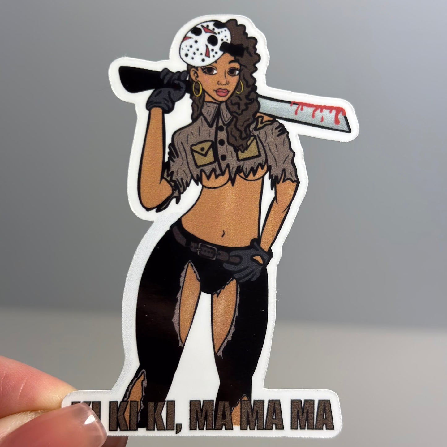 The Caked Up Killers 2.0 Sticker – Ultimate Spooky Chic Collection