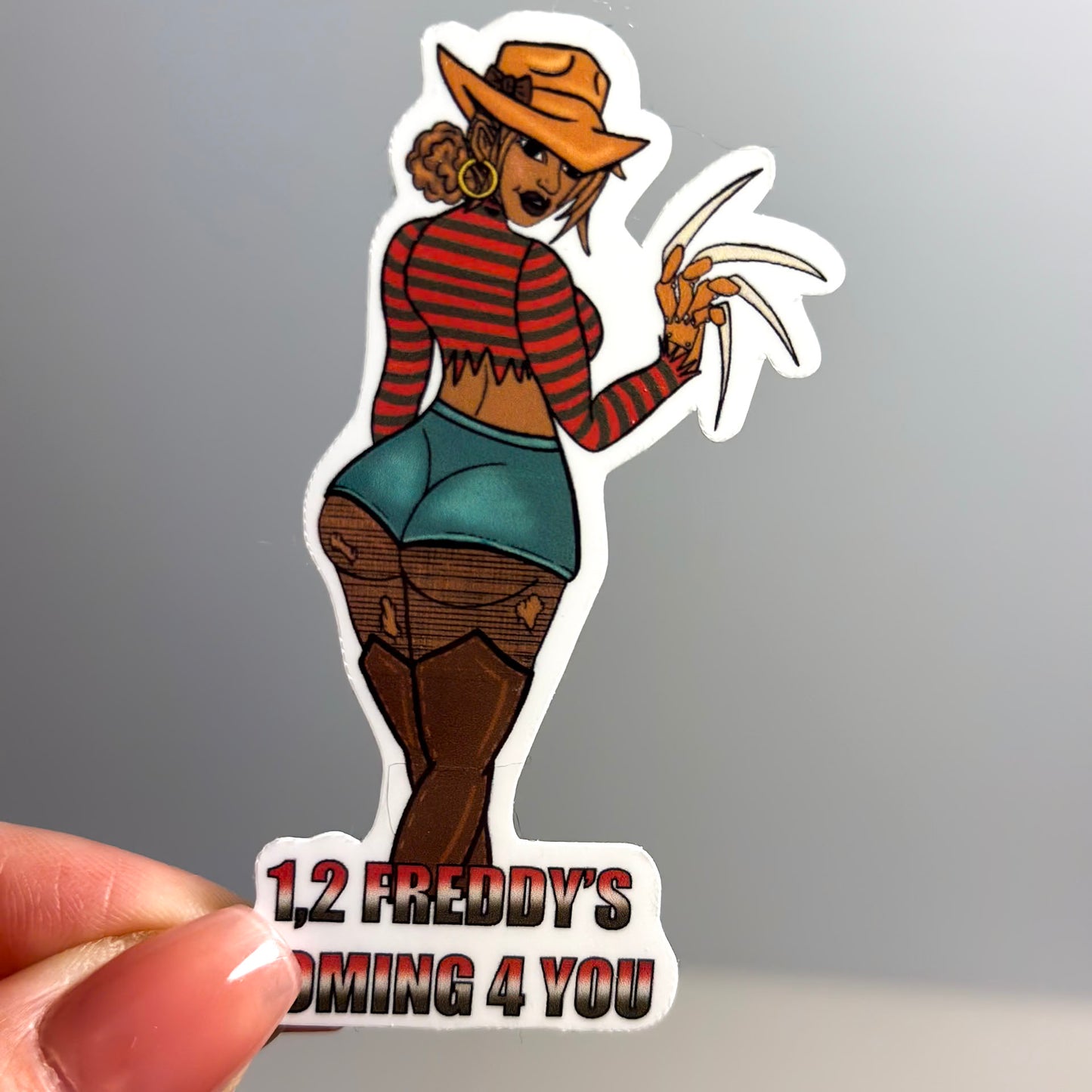 The Caked Up Killers 2.0 Sticker – Ultimate Spooky Chic Collection