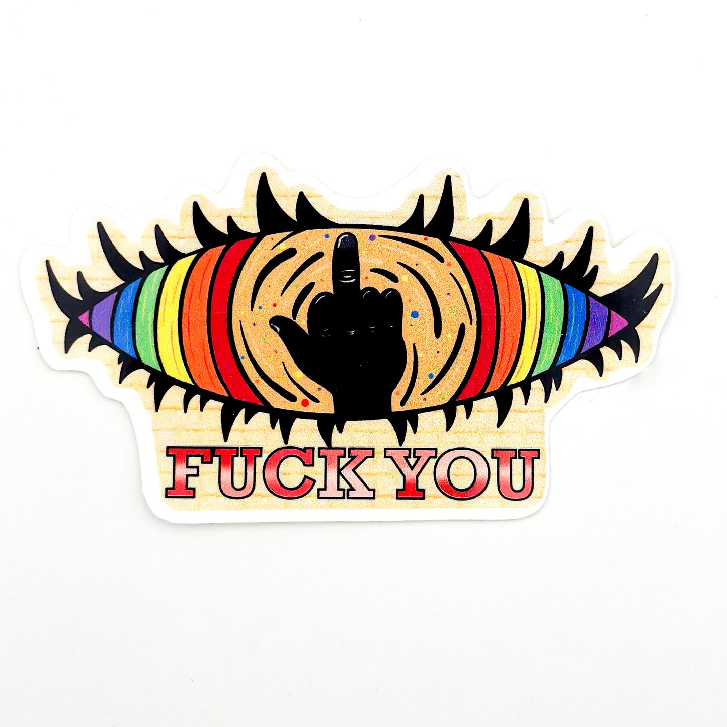 Eye Fuck You Sticker – Bold Expression Collection