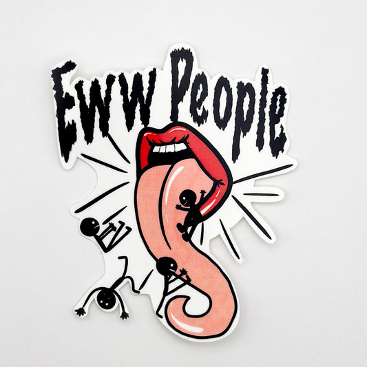 Eww People Sticker – Quirky Vibes Collection