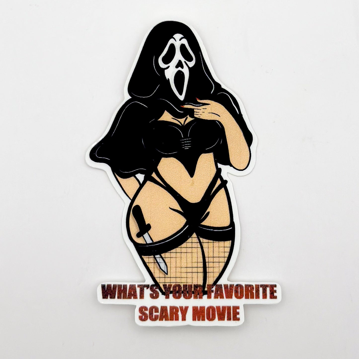 Xmas Ghostface Sticker – Holiday Horror Collection