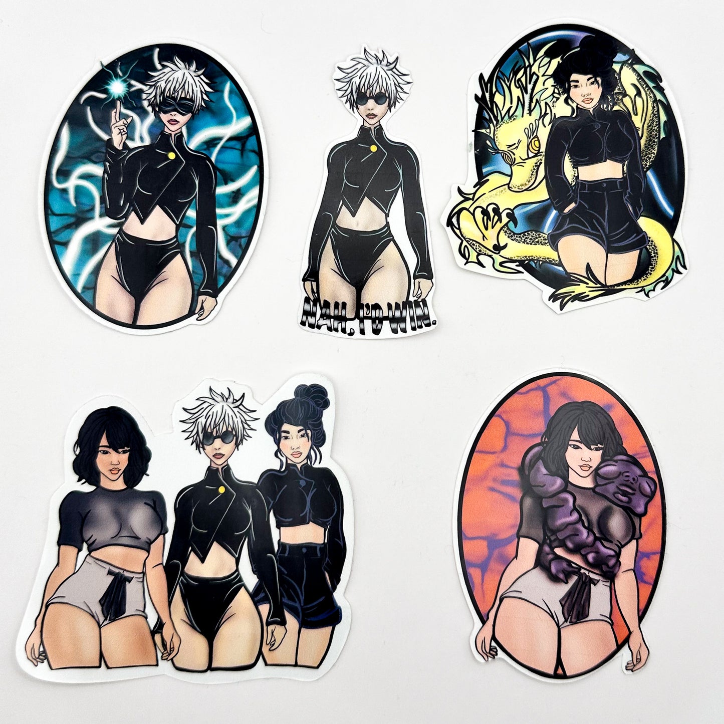 Gojo Recreated Sticker – Anime Legends Collection