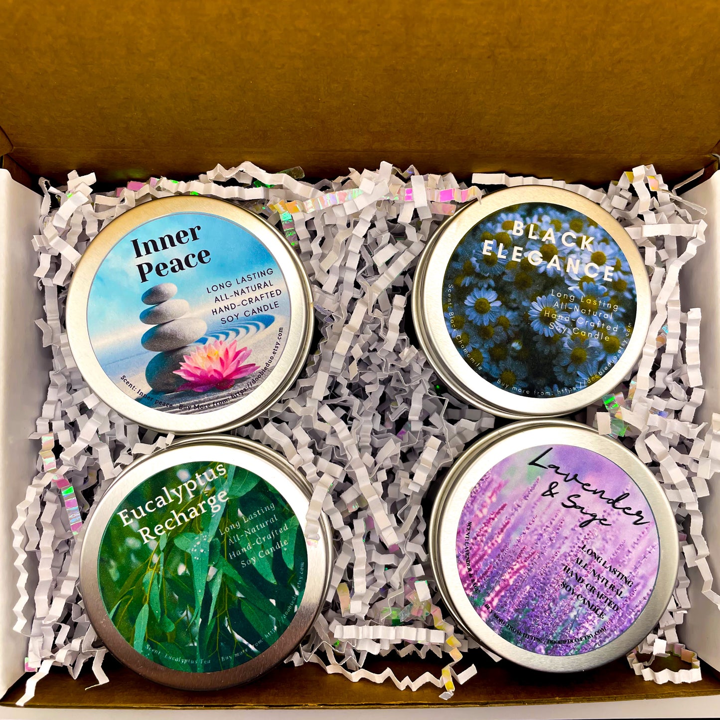 Spa Day Scents Candle Pack – 4 Pack