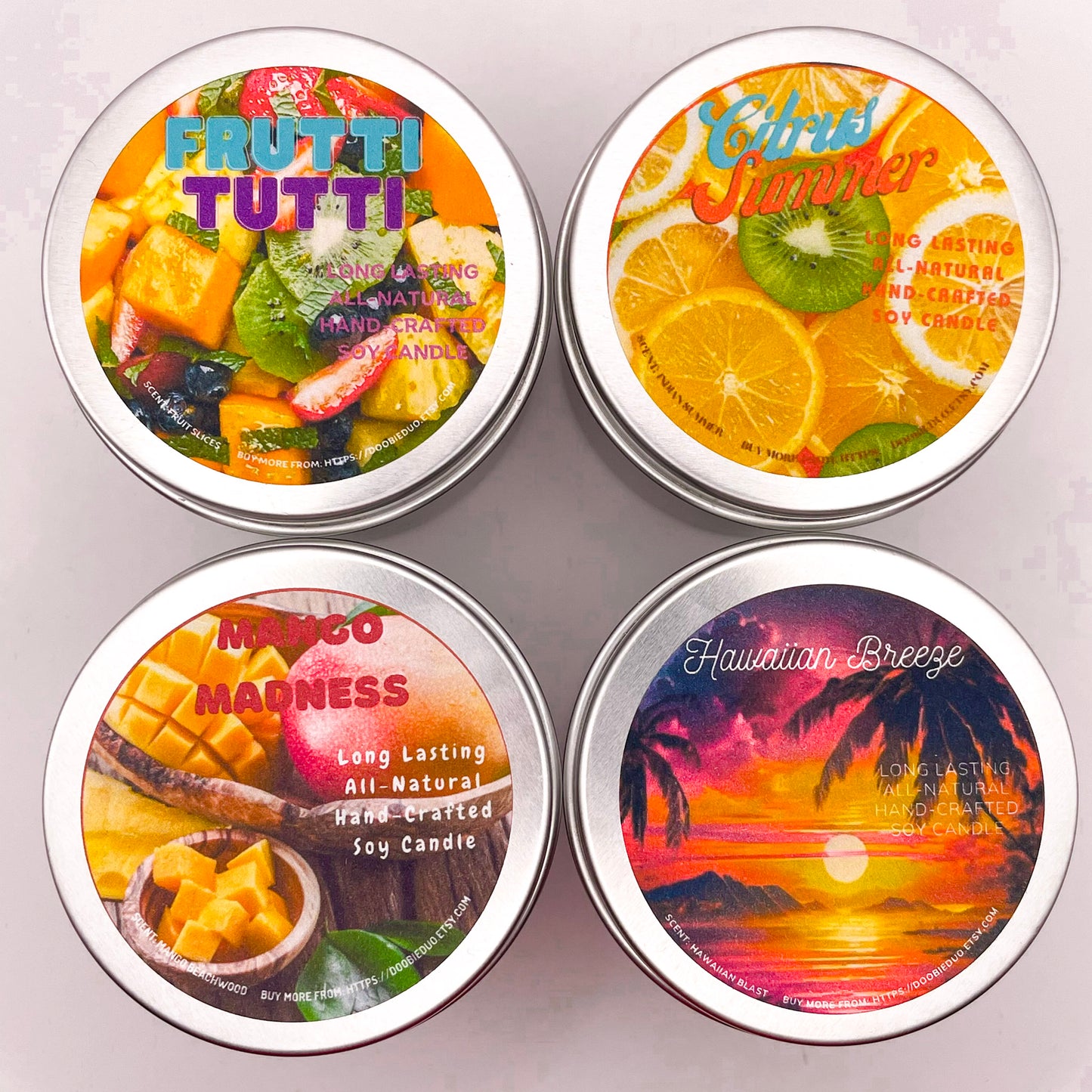 Tropical Candle Pack – 4 Pack