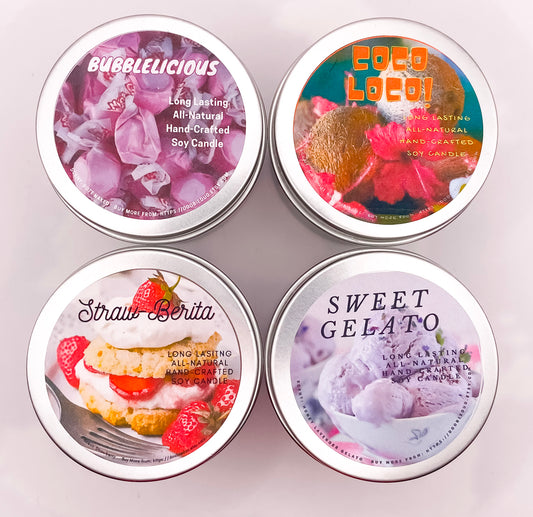 Sweet Scents Candle Pack – 4 Pack